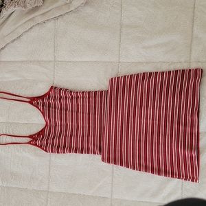 Dress, Brand: Brandy Melville, Size: XS, Color: Red,blue, and white striped
